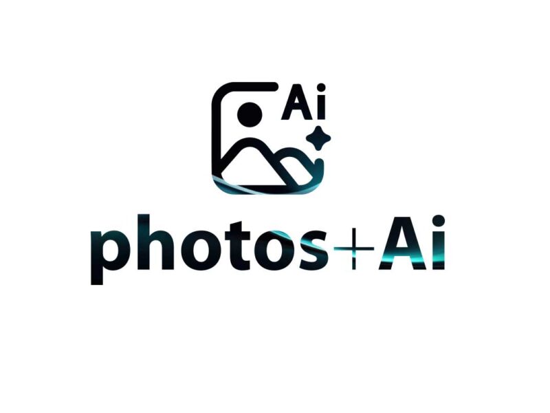 Λογότυπο Photos+AI με εικονίδιο εικόνας