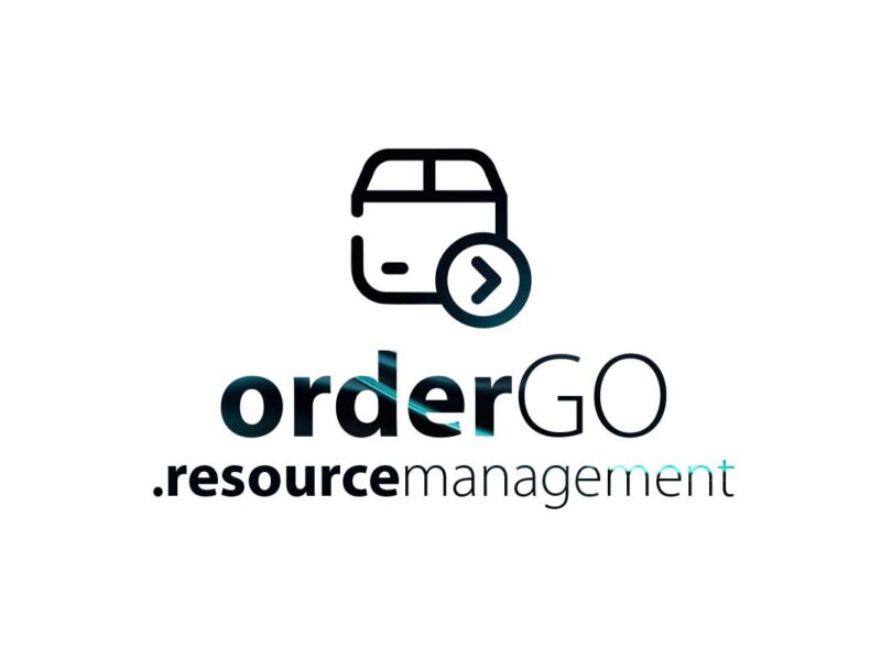 Λογότυπο orderGO resource management με εικονίδιο πορτοφολιού